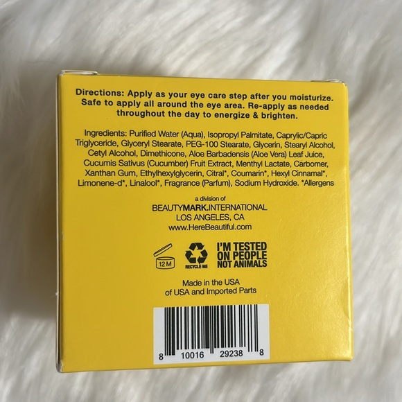 New Unopened Box Here Beautiful! 0.5oz Cooling Eye Balm - Picture 2 of 3